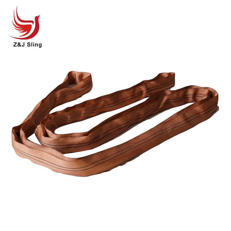 Polyester Webbing Soft Flexible Round Sling High Capicity