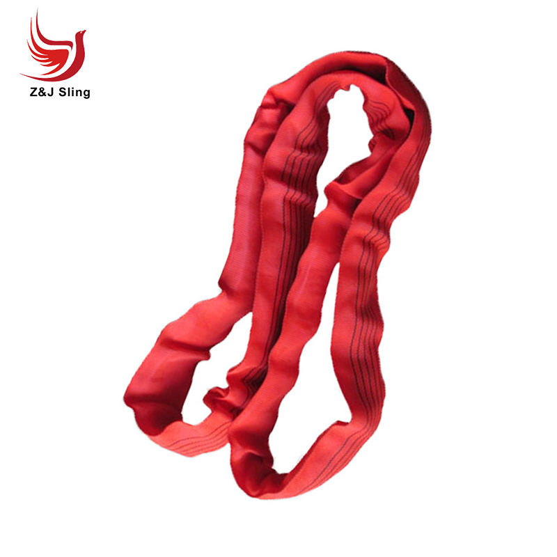 Polyester Round Sling Webbing Sling Lifting Cargo Lashing Customized