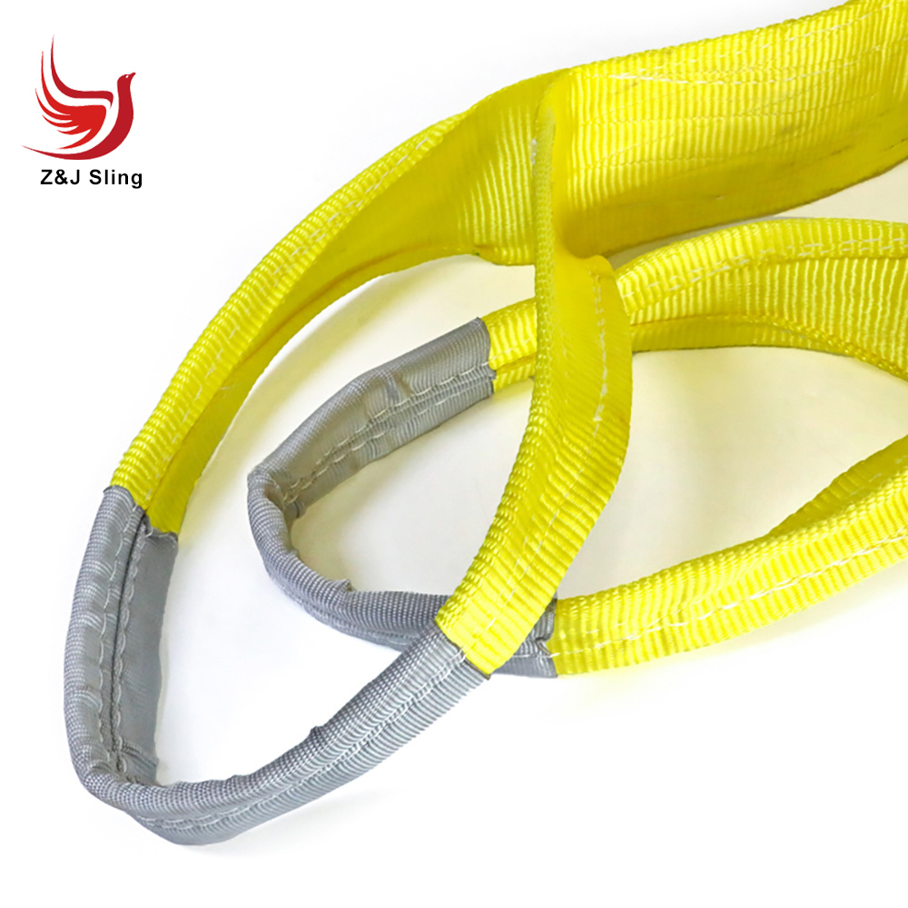 Polyester Webbing Sling Round Sling Lifting Cargo Lashing Customized