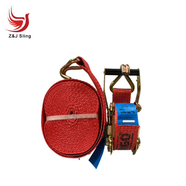 Flat Hook Ratchet Strap (customized) Double J Hook Lashing Cargo