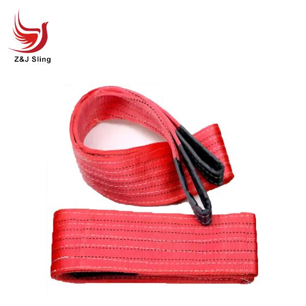 Flat Polyester Webbing Sling Lifting Sling Lifting Belt for Cargo Lashing (customized)