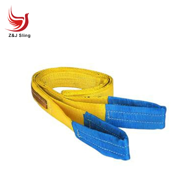 Cheap Price 150mm 180mm 6t 2m Doubl Ply Polyester Webbing Sling with Lifting Eyes Sf: 8: 1 Sf: 7: 1 Sf: 6: 1 Sf: 5: 1