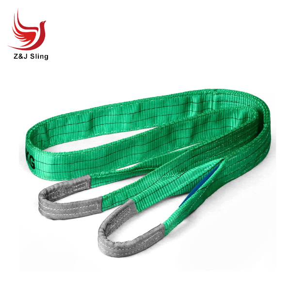 2T Cheap Price Doubl Ply Polyester Webbing Sling with Lifting Eyes Sf: 8: 1 Sf: 7: 1 Sf: 6: 1 Sf: 5: 1