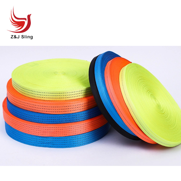 Flat Webbing Sling for Wear-Resistant Eyeless Round Slings for lifting