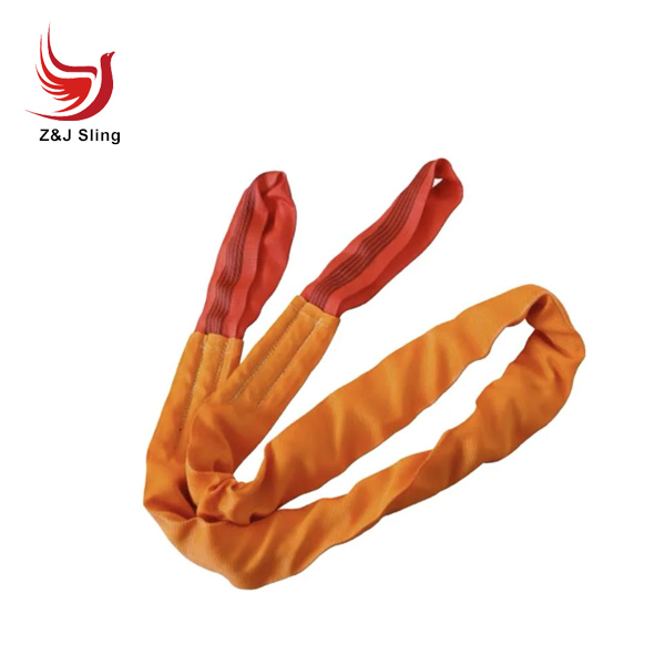 Webbing Sling for Wear-Resistant Eyeless Round Slings