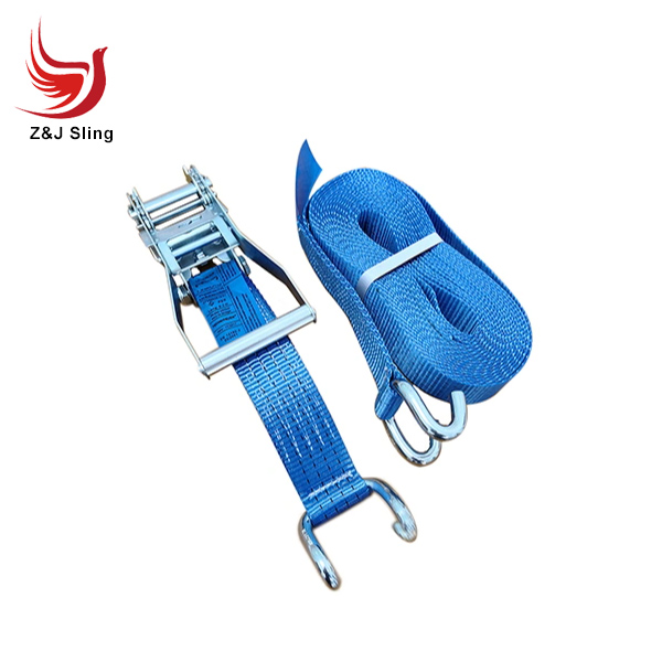 Cargo Lashing Belt Customized Claw Hook Ratchet Tie-Down Lashing Strap